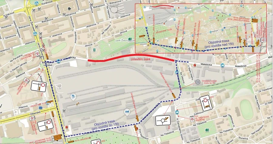 mapka rekonstrukce